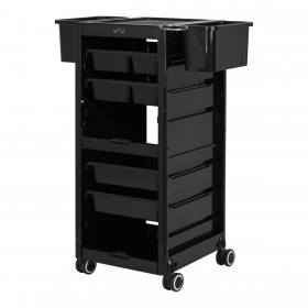 Hairdressing Trolley GABBIANO 68A black